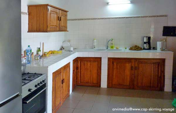 Location bungalow tout confort au bord de l'océan en bordure de mer à cap skirring sud du sénégal
