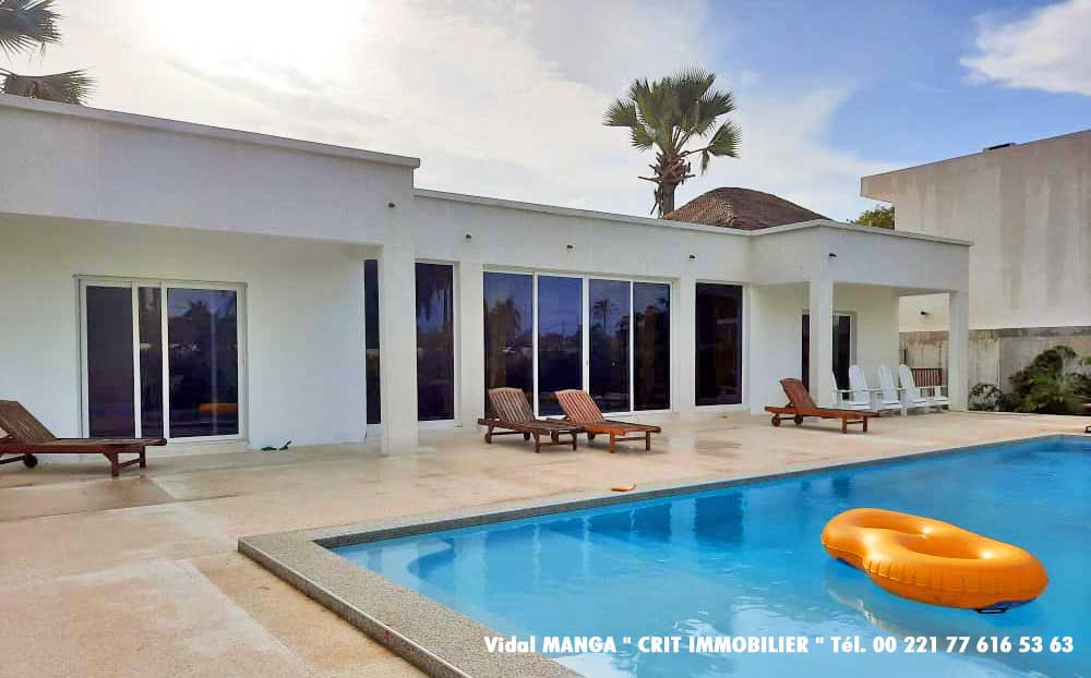 Maison de luxe avec piscine et entièrement meublée et équipée située en casamance dans la région de Cap Skirring