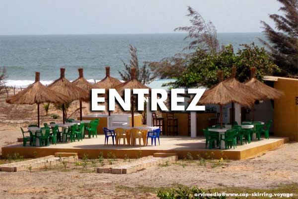 Maison d'Hôtes - Campement Way Kassala - Cap Skirring - Diembéring . Situé au bord de l'océan, accès direct à la plage. Casamance Sénégal