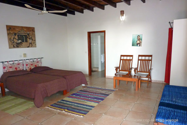 chambre à coucher africaine