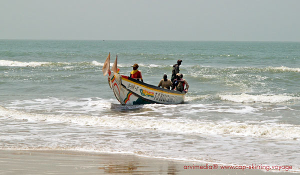 la pêche en Casamance est très importante pour les population qui se nourissent essentiellement de riz et de poissons frais